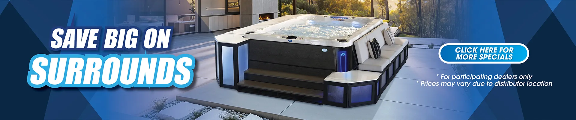 Calspas hot tub being used in a family setting - Seatac
